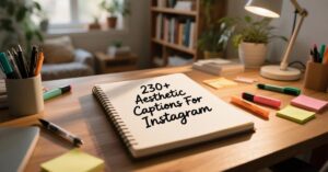 230+ Aesthetic Captions For Instagram