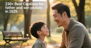230+ Best Captions for father and son picture in 2025