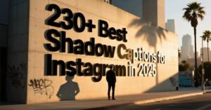 230+ Best Shadow Captions for Instagram in 2025