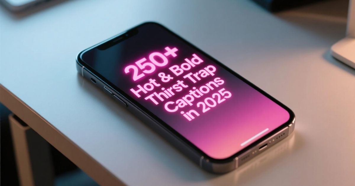 250+ Hot & Bold Thirst Trap Captions in 2025