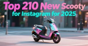 Top 210 New Scooty Captions for instagram for 2025