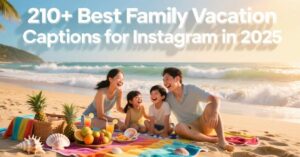210+ Best Family Vacation Captions for Instagram in 2025