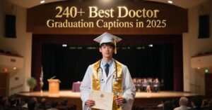 240+ Best Doctor Graduation Captions in 2025