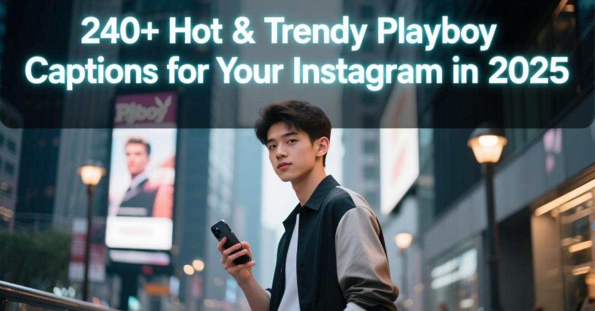 240+ Hot & Trendy Playboy Captions for Your Instagram in 2025