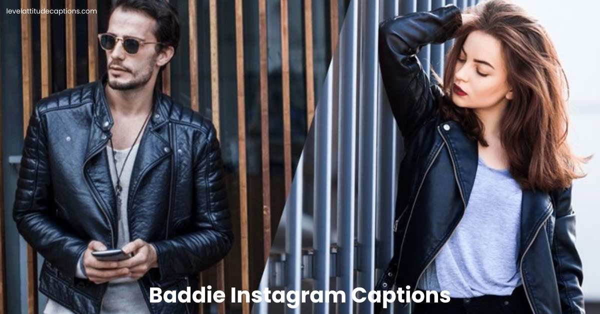 Stylish confident girl with bold attitude and classy vibes for Baddie Instagram Captions