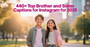 440+ Top Brother and Sister Captions for Instagram for 2025
