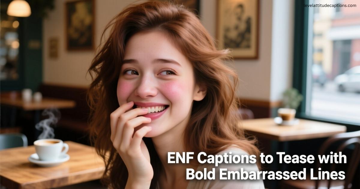349+ ENF Captions to Tease with Bold Embarrassed Lines